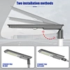 There are two installation methods for integrated solar streetlights: direct installation on a straight pole without an arm, and tilting installation via an adjustable arm, suitable for different lighting angles.